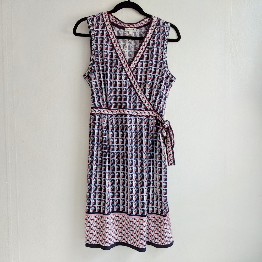 Max studio sleeveless faux wrap dress size L - Picture 2 of 8